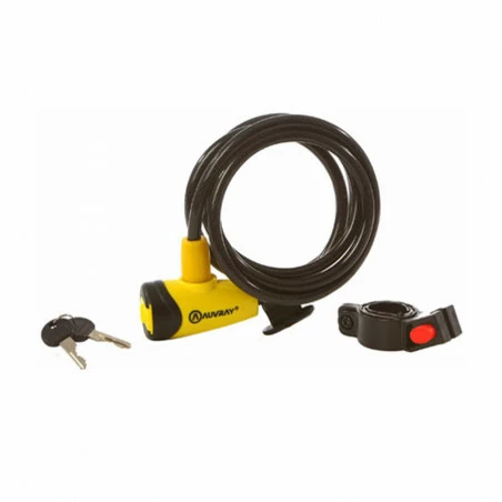 Antivol Câble à Clé AUVRAY 12x650mm 3 Antivol Câble à Clé AUVRAY 12x650mm