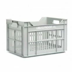 Caisse De Transport Vélo Plastique 100% Recyclé URBAN PROOF Gris Clair