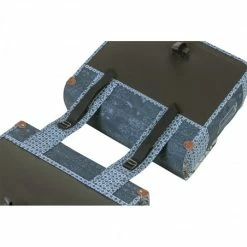 Double Sacoche Vélo BASIL Bohème 35L Bleu Indigo -Onemile Soldes double sacoche velo basil boheme 35l bleu indigo 4