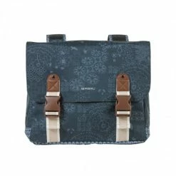 Double Sacoche Vélo BASIL Bohème 35L Bleu Indigo -Onemile Soldes double sacoche velo basil boheme 35l bleu indigo 6