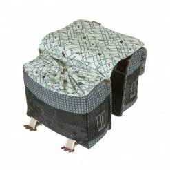 Double Sacoche Vélo BASIL Bohème 35L Gris 12 Double Sacoche Vélo BASIL Bohème 35L Gris -Onemile Soldes double sacoche velo basil boheme 35l gris 3