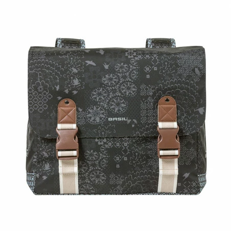 Double Sacoche Vélo BASIL Bohème 35L Gris 9 Double Sacoche Vélo BASIL Bohème 35L Gris – Image 7