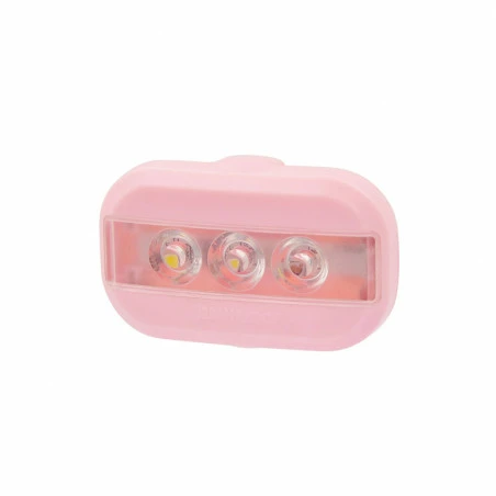 Lumières Vélo Clip URBAN PROOF Rose Pâle 3 Lumières Vélo Clip URBAN PROOF Rose Pâle