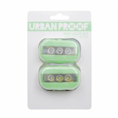 Lumières Vélo Clip URBAN PROOF Vert Pâle 4 Lumières Vélo Clip URBAN PROOF Vert Pâle – Image 2
