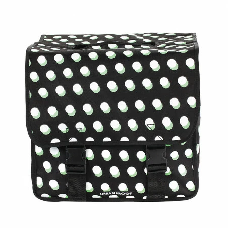 Paire Sacoches Vélo 40L URBAN PROOF Dots Noir 4 Paire Sacoches Vélo 40L URBAN PROOF Dots Noir – Image 2