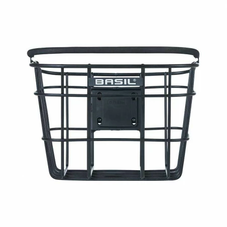 Panier Vélo Avant Alu Noir BASIL Bremen 8 Panier Vélo Avant Alu Noir BASIL Bremen – Image 6