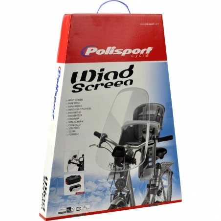 Pare-brise POLISPORT Pour Siège Bébé Vélo Avant 4 Pare-brise POLISPORT Pour Siège Bébé Vélo Avant – Image 2