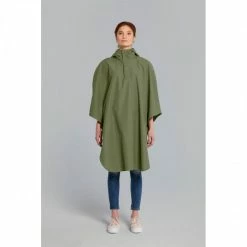 Poncho Pluie Vélo BASIL Hoga Vert Olive -Onemile Soldes poncho pluie velo basil hoga vert olive 6