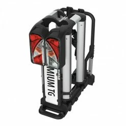 Porte Vélo Voiture Pliable Et Inclinable EUFAB Premium Fixation Attelage (2 Vélos) -Onemile Soldes porte velo voiture pliable et inclinable eufab premium fixation attelage 2 velos 5