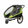 Hamax AS Remorque Vélo Poussette 2 Enfants HAMAX Traveler Vert 2 Hamax AS Remorque Vélo Poussette 2 Enfants HAMAX Traveler Vert -Onemile Soldes remorque velo poussette 1 enfant hamax traveler vert