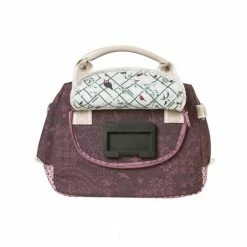 Sacoche De Guidon Vélo BASIL Bohème 8L Rouge Figue -Onemile Soldes sacoche de guidon velo basil boheme 8l rouge figue 3