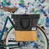 Sacoche Vélo Shopper Recyclé 20L URBAN PROOF Beige Gris