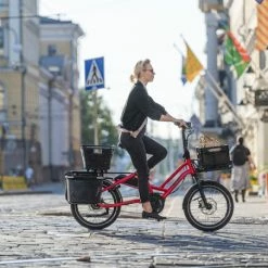 Vélo Cargo électrique Compact Tern HSD P9 -Onemile Soldes velo cargo electrique compact tern hsd p9 8