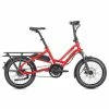 Vélo Cargo électrique Compact Tern HSD S8i Rouge -Onemile Soldes velo cargo electrique compact tern hsd s8i rouge