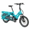 Vélo Cargo électrique Longtail TERN GSD S10 Bleu LR