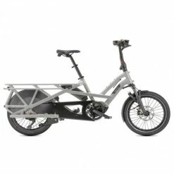 Vélo Cargo électrique Longtail TERN GSD S10 Gris Rhino LR