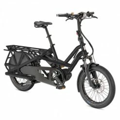 Vélo Cargo électrique Longtail TERN GSD S10 Noir LR