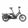 Vélo Cargo électrique Longtail TERN GSD S10 Noir LX -Onemile Soldes velo cargo electrique longtail tern gsd s10 noir lx