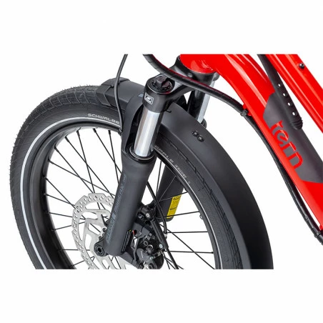Vélo Cargo électrique Compact Tern HSD P9 Rouge LR 4 Vélo Cargo électrique Compact Tern HSD P9 Rouge LR – Image 2